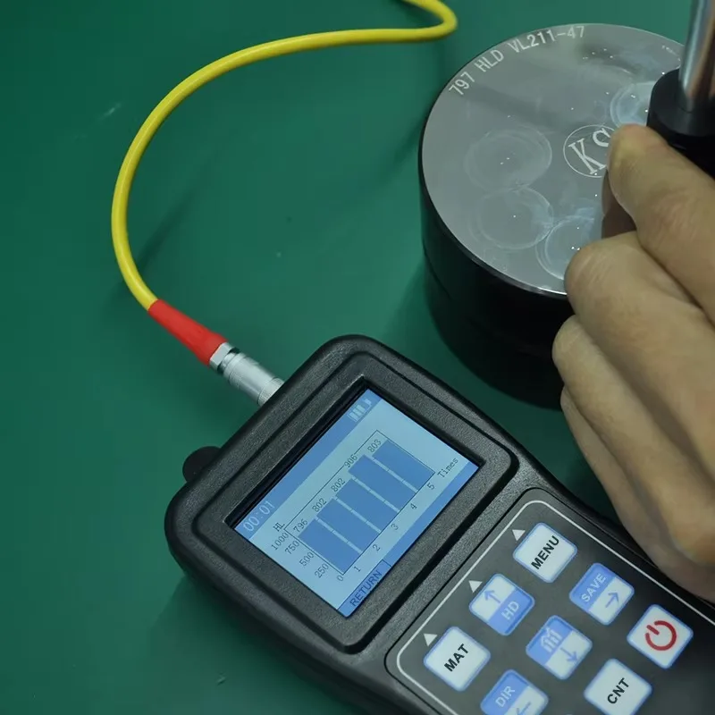 2025 Il più nuovo tester di durezza Leeb Schermo a colori ad alta precisione Tester di durezza a scala intera Tester di durezza Leeb portatile diviso