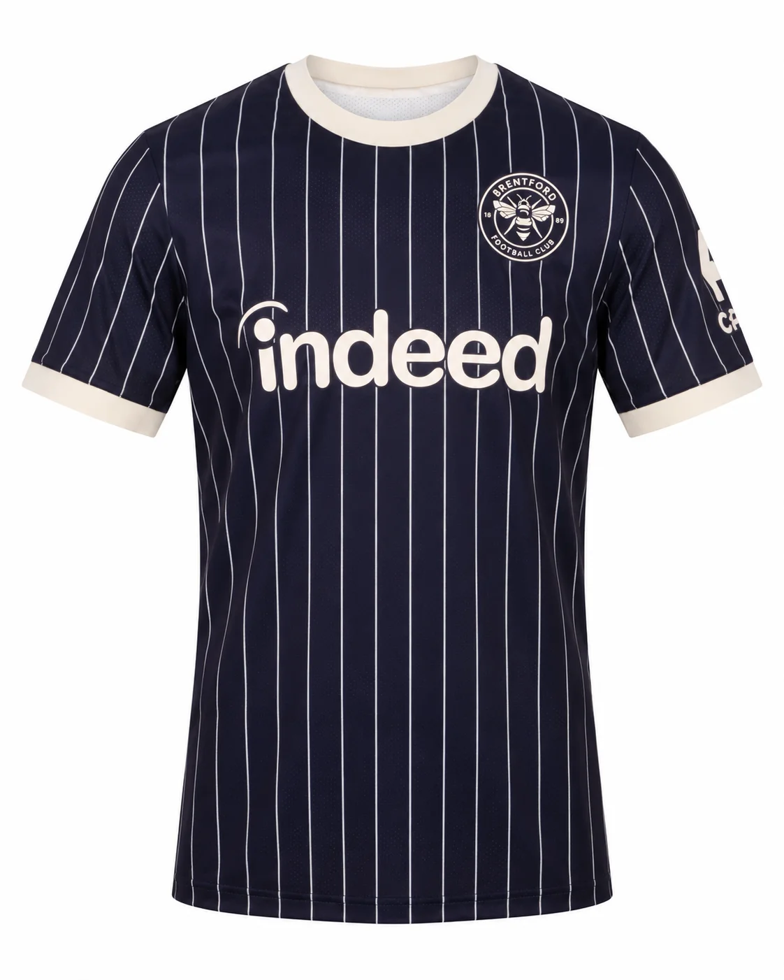 Fußballtrikot für Herren Saison 26-27 Rot-Weiß Gestreiftes Kurzarm-Rundhals-Schnelltrocknendes Fußballshirt für Spiele – Detail 3