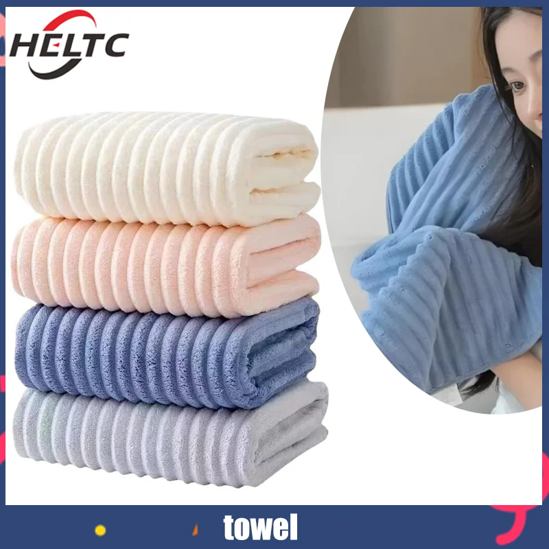 منشفة صوف مرجاني، لون خالص، ناعمة وماصة، متعددة الأغراض، مناسبة لحمامات الفنادق.