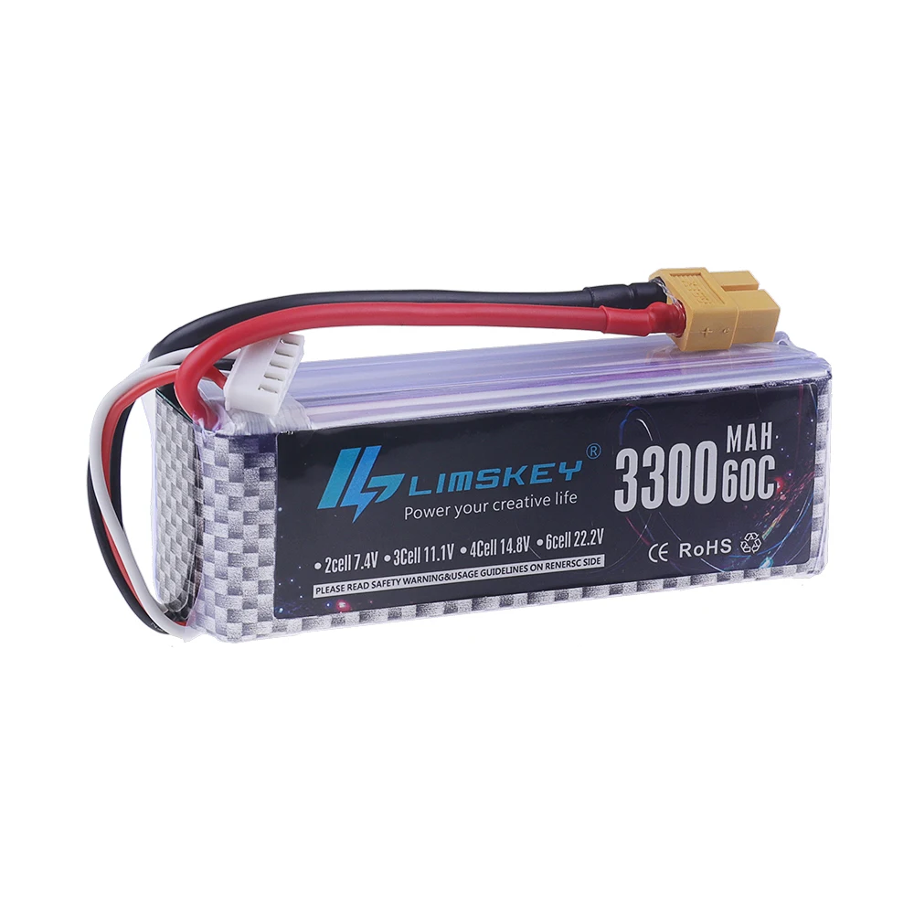 4S 14,8 V 60C 2200MAh 2800MAh 3300MAh 60C Lipo аккумулятор для радиоуправляемого автомобиля FPV квадрокоптера вертолета дрона гоночной модели хобби 14,8 V lipo