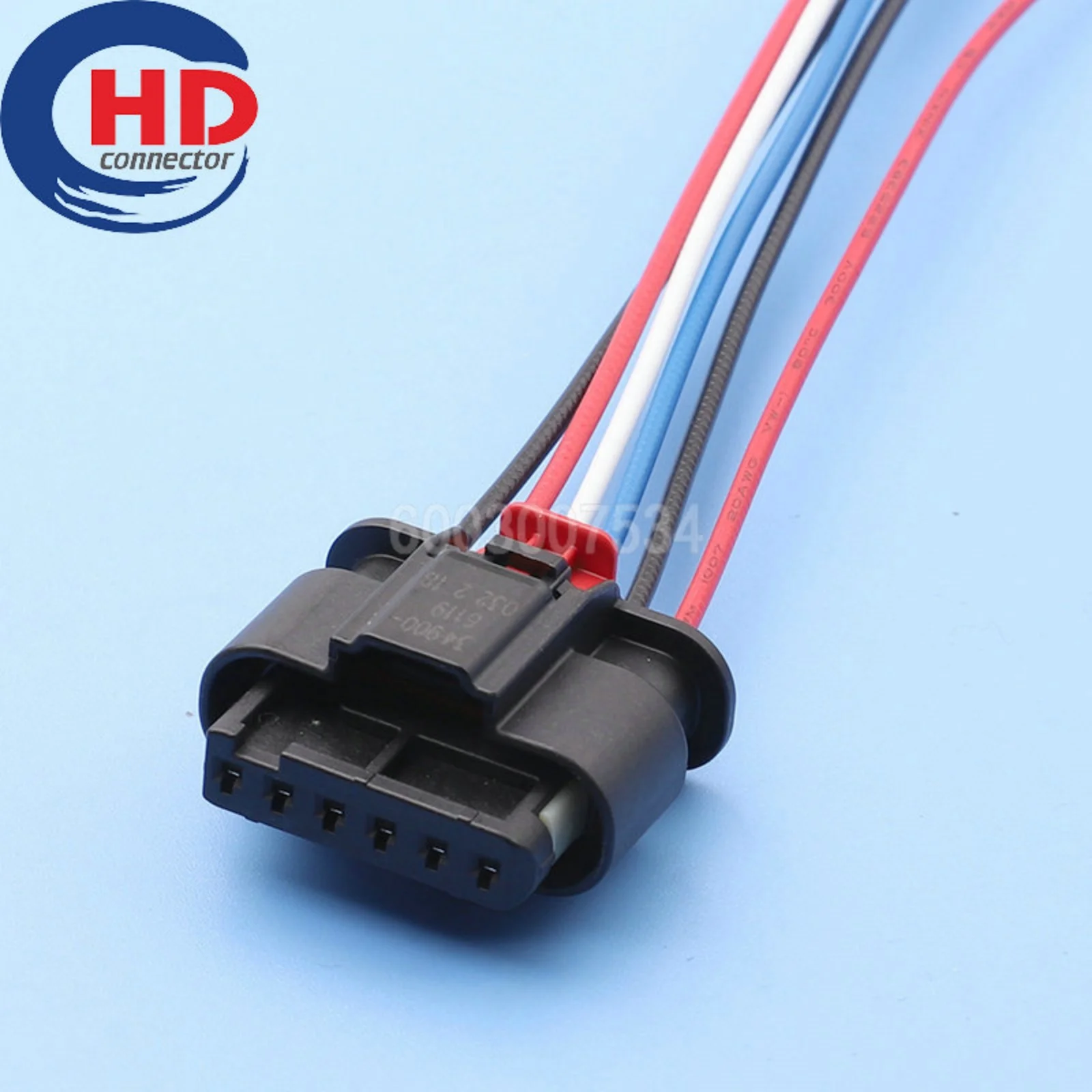 

6-контактный автомобильный провод серии 1,2 34900-6119, гнездовой разъем переменного тока в сборе, автомобильный жгут проводов, водонепроницаемая розетка