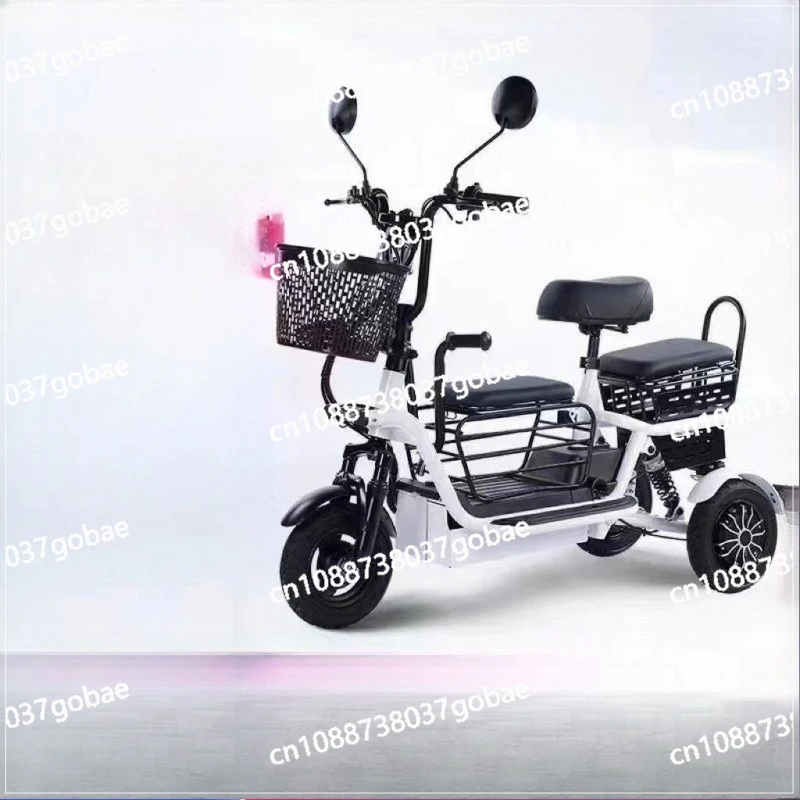 Electric Tricycle Small Household Transportation Lightweight Folding Battery Car