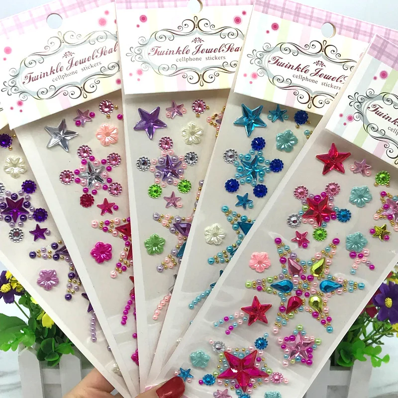 New 3D Rhinestone Face Sticker Festivals Accessories Face Gems Jewels Stickers Makeup Crystals Bright Stickers for Face Diamonds