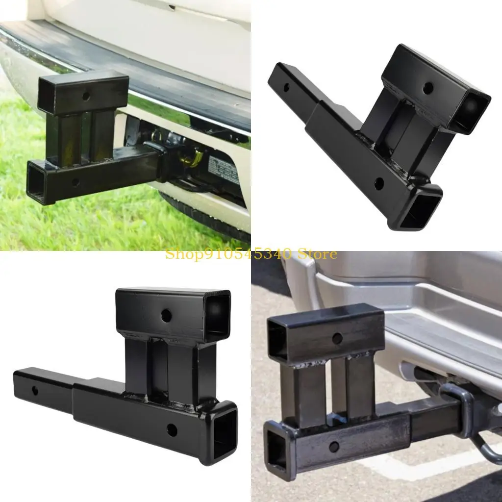 

U2JA 2" Trailer Hitch Extender with 5/8" Locking Pin Quick Installation Hitch Height Adjuster for Strong Applications