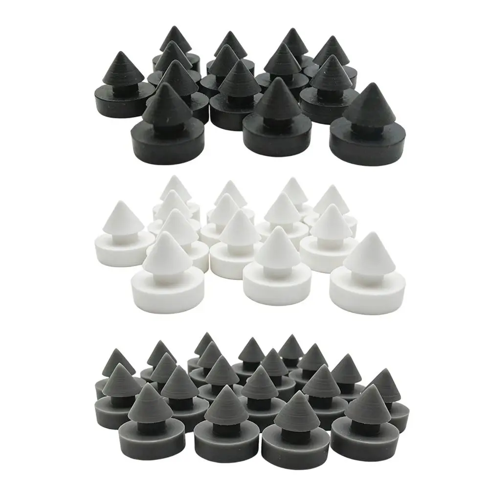 10Pcs 3 Colors Rubber Nail Plug 12*12mm Parts Elevator Door Stopper Security Shock Absorption Anti Collision