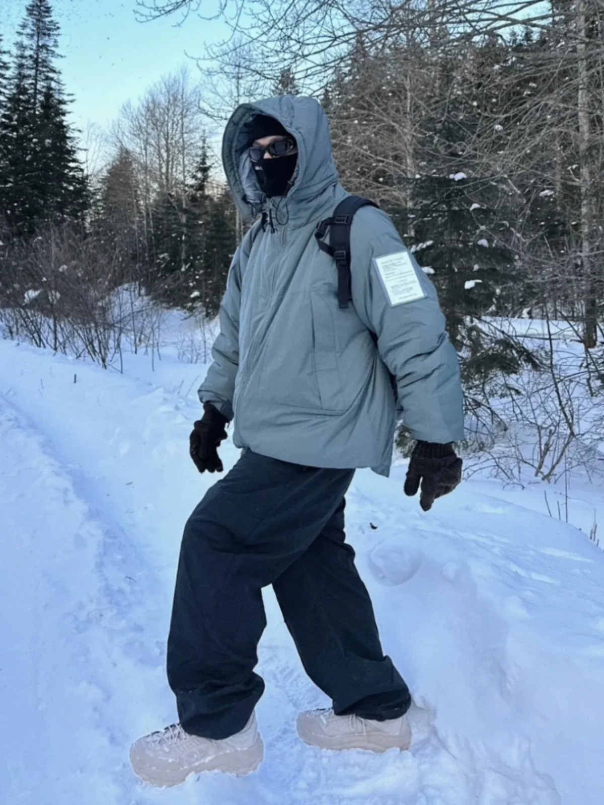 

N.hoolywood Outdoor Ski Теплая ветрозащитная пуховая хлопковая куртка