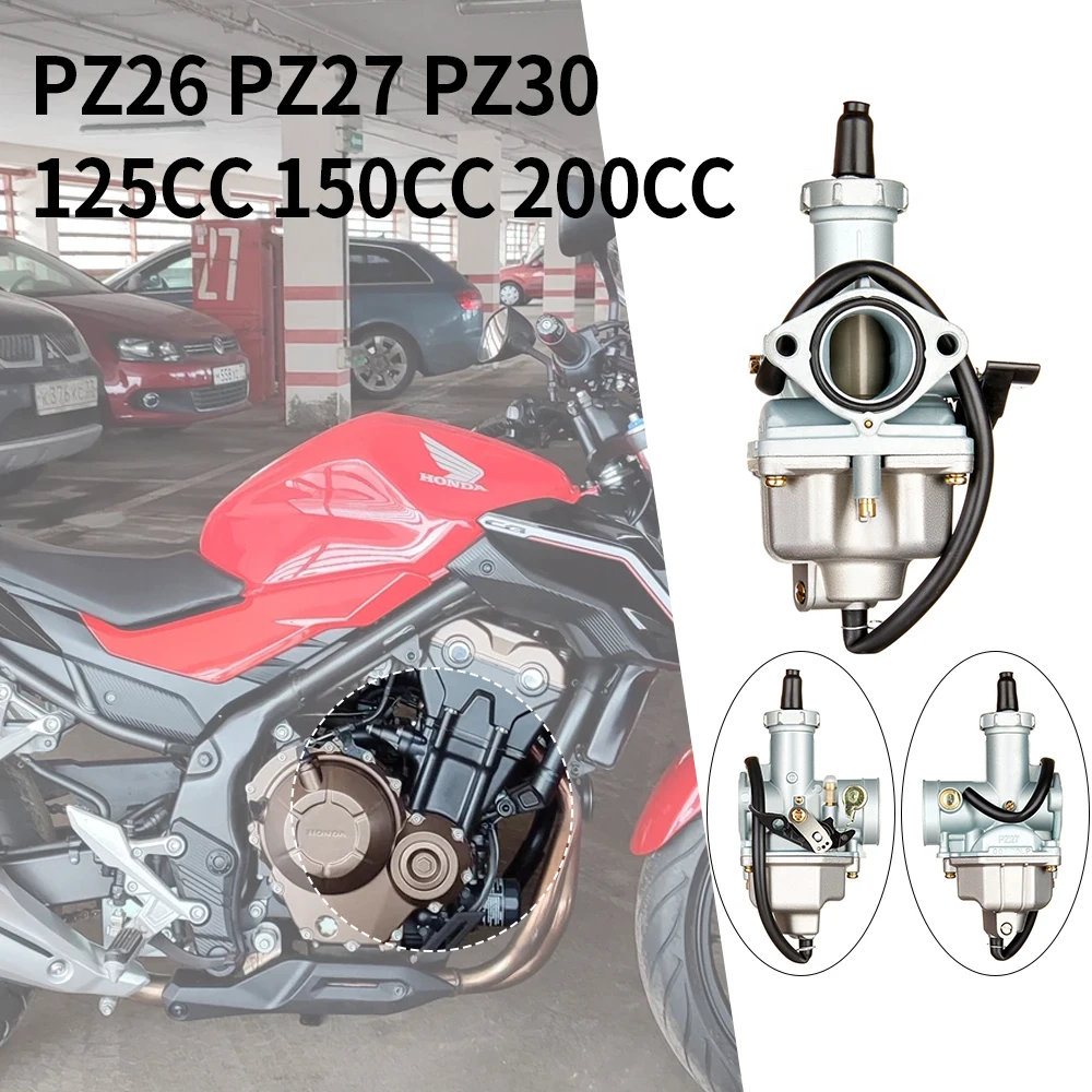 Motorcycle Carburetor For Honda PZ26 PZ27 PZ30 CG125 CG150 CG200 125CC 150CC 200CC 250CC XL 125 150  Carb Approved Dirt Bike