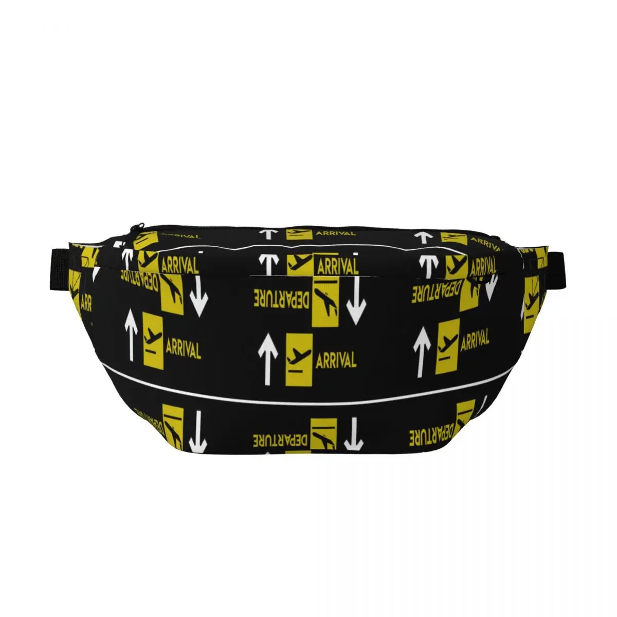 

Crossbody Waist Bag Aviation Departures Arrivals Men Women Adjustable Fanny Pack Travel Running Money Phone Pouch Chest Bag