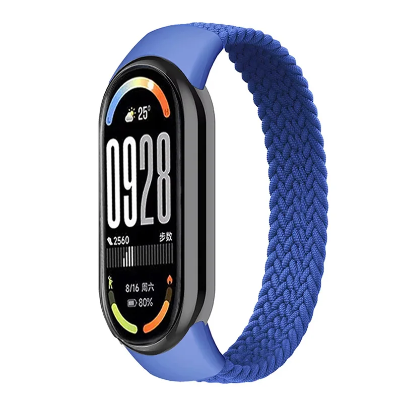 Braided Solo Loop for Xiaomi Mi Band 10 9 8 Strap accessories Elastic Watchbands Replacement correa bracelet for Miband9/8 NFC