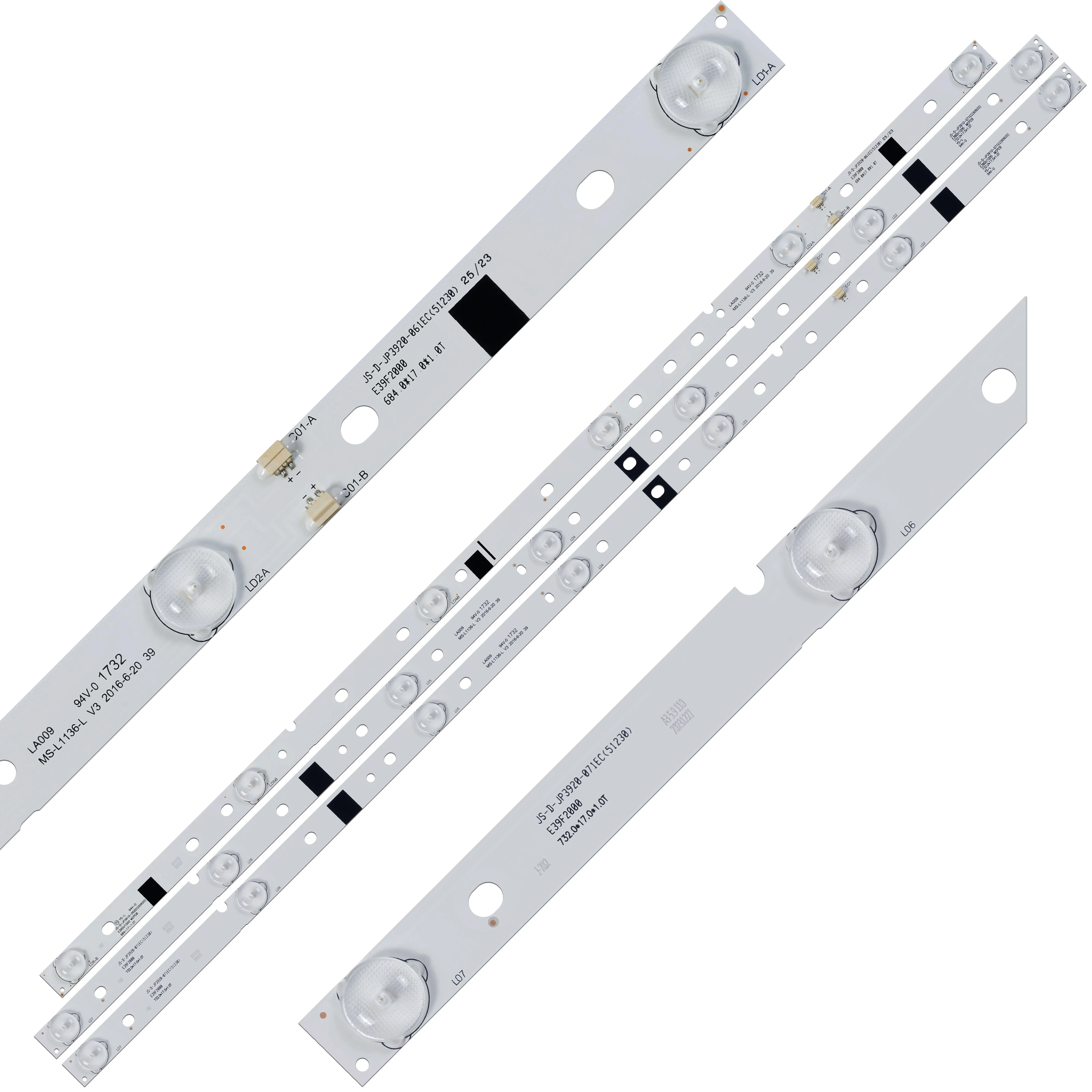 

1/5/10kits Led Backlight Strip LED39C310A JS-D-JP3910-071EC JS-D-JP3910-061EC JS-D-JP3920-071EC R72-39D04 E39DU1000 MCPCB