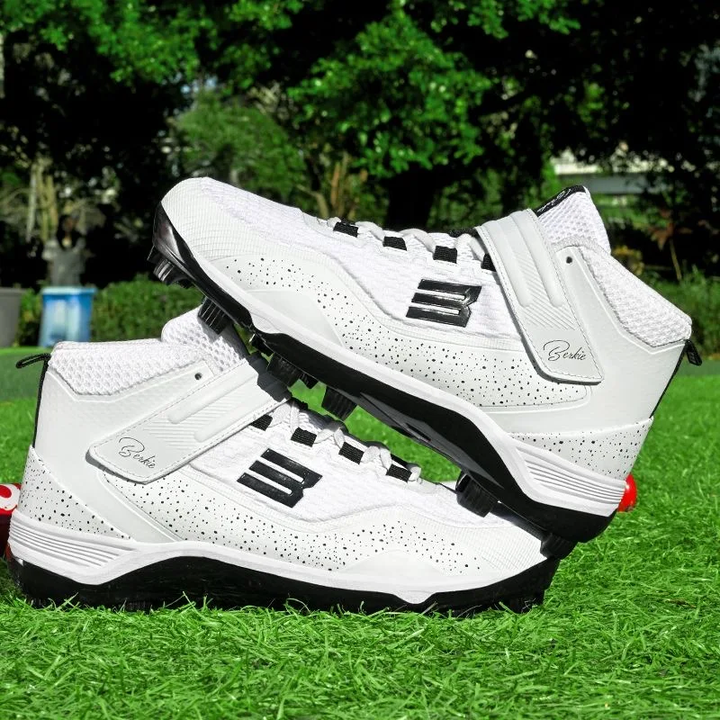

Professional Baseball Shoes for Man White Black Sport Sneakers Men Luxury Brand Court Shoe Mens Anti-Slip Baseball Training Shoe