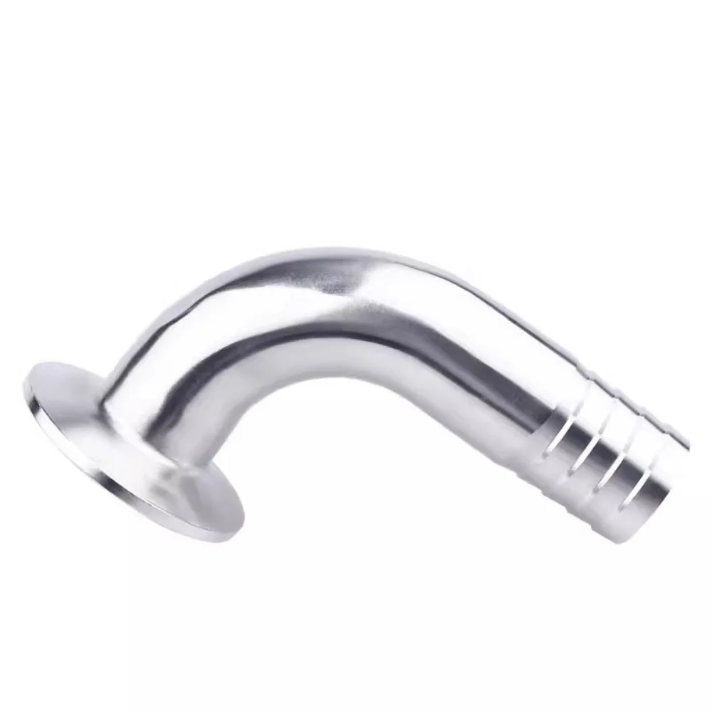 

Tri Clamp 2"(51mm) OD 64mm Ferrule 90 Degree Elbow SS304 Sanitary Hose Barb Pipe Fitting