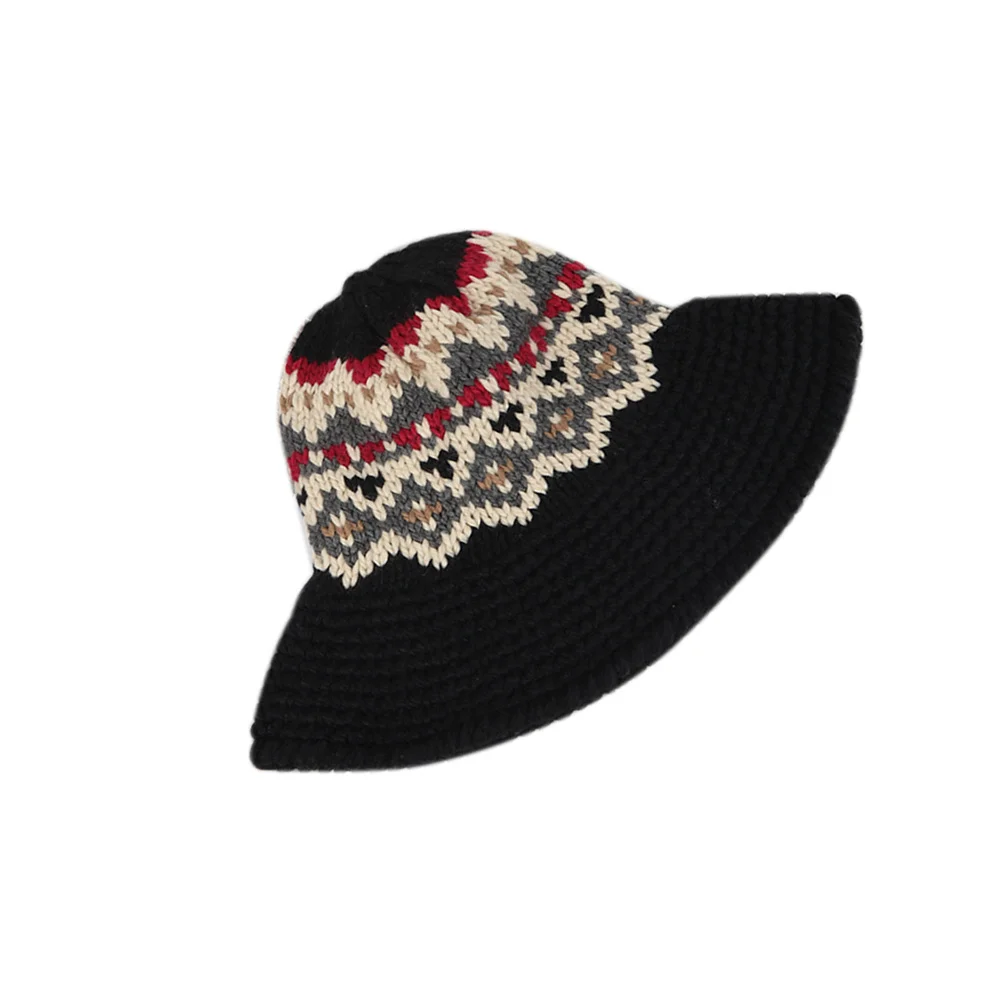 

Winter Warm Woolen Knitting Hat Lightweight Stylish Women Outdoor Knitted Hat Wool Cap Beanie Unique Ponytail Design