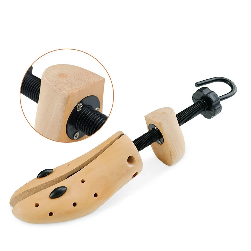 Wooden Shoes Tree Stretcher Adjustable Shoes Expander Men Women Shoe Shaper Wood Support Shoes Widener Brace Alargador Sapatos