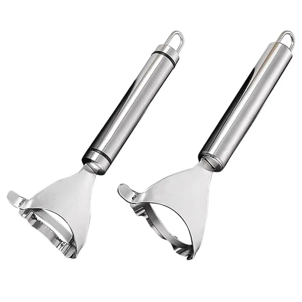 2Pcs Heavy Duty Stainless Steel Corn Cutter Stripper Peeler for Fresh Corn on Cob Complete Kernels Ergonomic High Tech Handle
