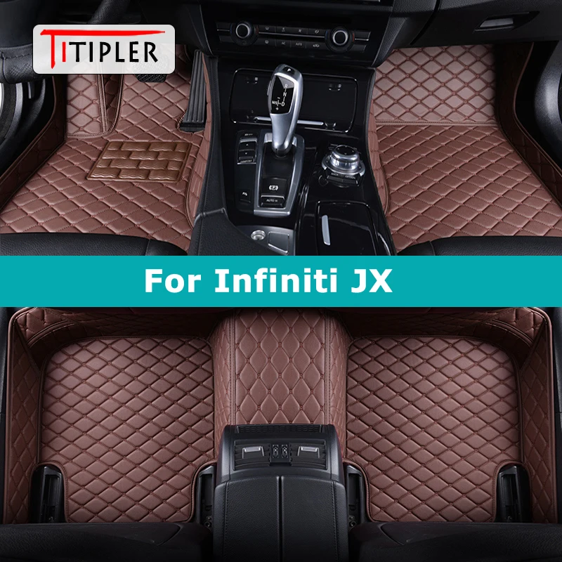 

TITIPLER Custom Car Floor Mats For Infiniti JX Auto Carpets Foot Coche Accessorie