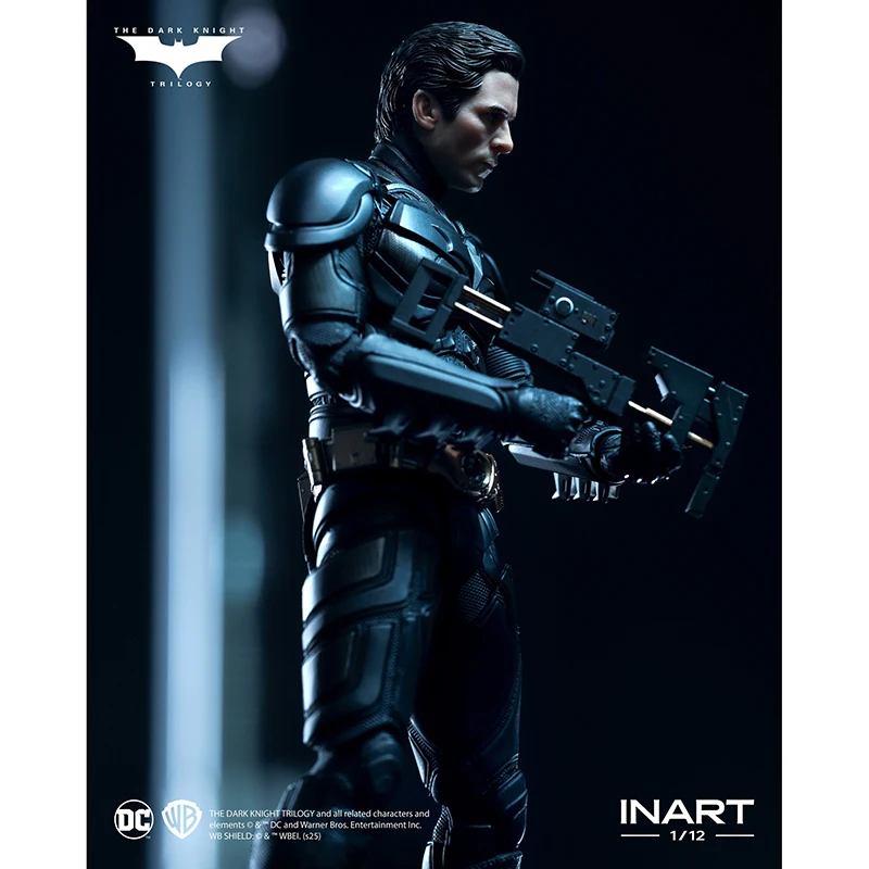 100% الأصلي Inart 1/12 فارس الظلام يرتفع باتمان عمل Hg M0001 ديلوكس القياسية Ver حقيقية في المخزون نموذج لجسم اللعب