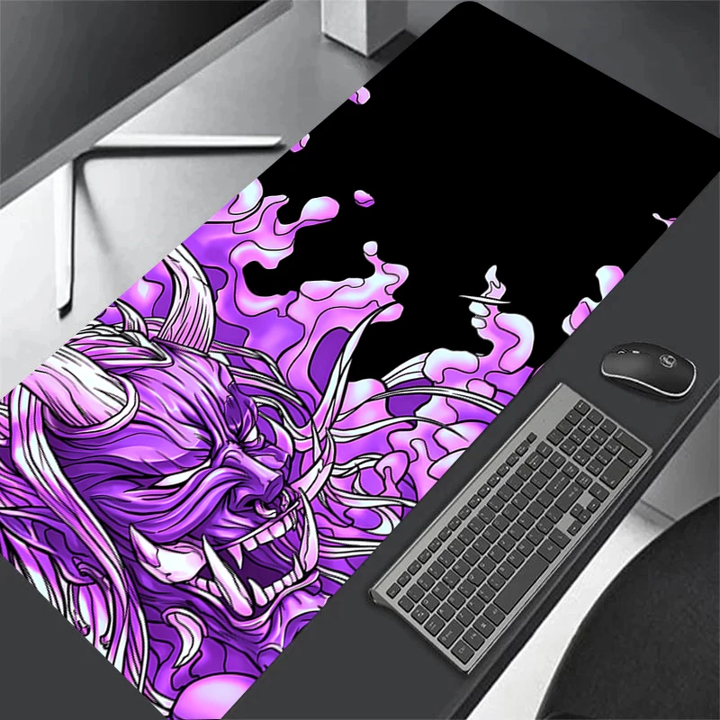 Japanese Art Ghostface Horror New Mousepad Large XXL Desktop Desk Mat Kawaii Gaming Accessories Students Writing Pad Desktop Mat