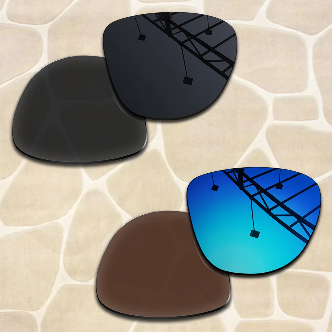 

100% UV Protection Polarized Replacement Lenses for Oakley Frogskins Hybrid OO9289 55mm Frame Impact Resistant