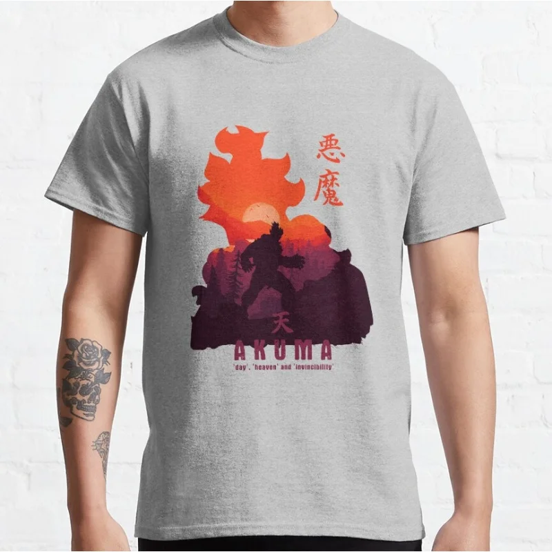 

hadouken 0330 Combat Street fighter Gift t shirt Retro Arcade game Graphic Tee Y2K Clothes Large size Tops 100% cotton print tee