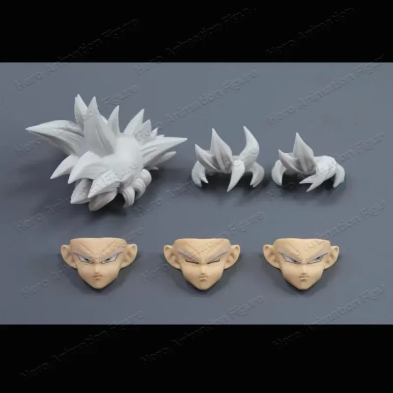 

In Stock！Dragon Ball SHF Son Goku Series Upgrade Parts Ultra Instinct Goku Accessory Pack 1/12 Scale Head Sculpt Accessories