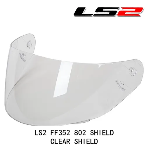 Imagen 2 del producto Visera de cristal para casco de motocicleta, visera para LS2, FF352, FF351, FF802, FF369, FF384, visera de cara completa, LS2 MHR-FF-15
