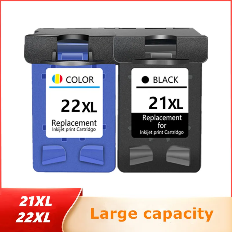 Compatible Ink Cartridge 21 22 XL Replacement for HP 21XL 22XL HP21 Deskjet F2180 F2280 F4180 F2200 F380 380 Printer