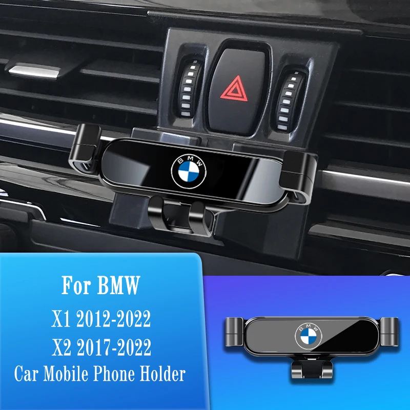 New Anti-Shake Car Mobile Phone Holder Vents Bracket GPS Phone Navigation Car Mount For BMW X1-2012-2015-2016-2022 X2-2017-2022