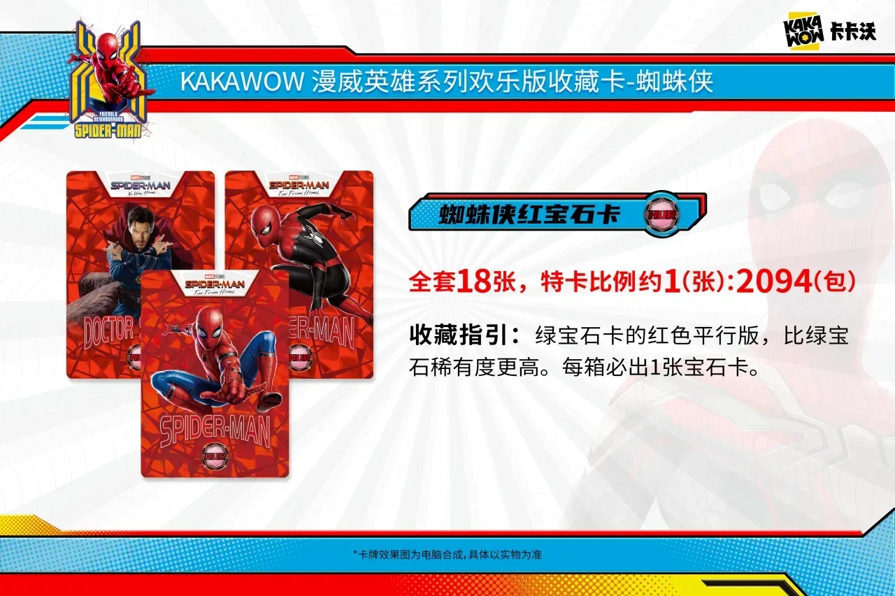 KAKAWOW Marvel Card Hero Series Happy Edition Card Spider-Man Iron Man Rare Anime Character Collection Card Kids Toys Gift