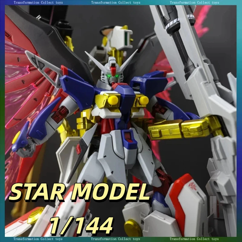 

В наличии: Сборная модель меха Phantom Of-Zeus Light Wing в масштабе 1/144, фигурки, украшение для рабочего стола, развивающая игрушка-головоломка для мальчиков, подарки