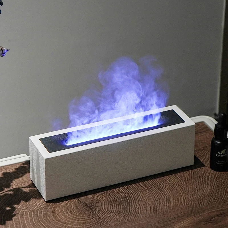 Household Flame Aroma Diffuser Flame Humidifier Diffuser Mist Maker Essential Oil Fire Aroma Diffuser