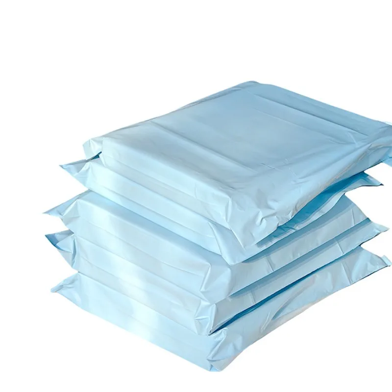 10 ชิ้น/ชุด ถุงแพ็คกิ้งแบบหนา สีครีมแอปริคอต สำหรับเสื้อผ้า ไปรษณีย์ กันน้ำ ถุงแพ็คกิ้งสำหรับขนส่ง ขนาด 25x35 ซม.