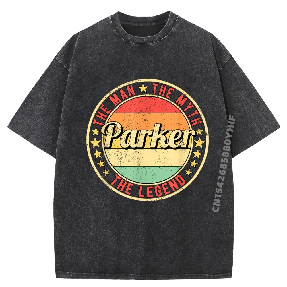 

Винтажная стираная рубашка Parker The Man The Myth The Legend Мужская одежда 2025 Специальная мужская дизайнерская одежда ограниченного времени