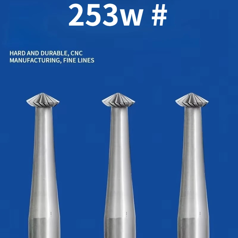 253W # 2.35mm Shank Thin Flying Disc Bit - Engraving & Grinding Tools for Jewelry/ Jade / Handicraft /Nut Carving Processing