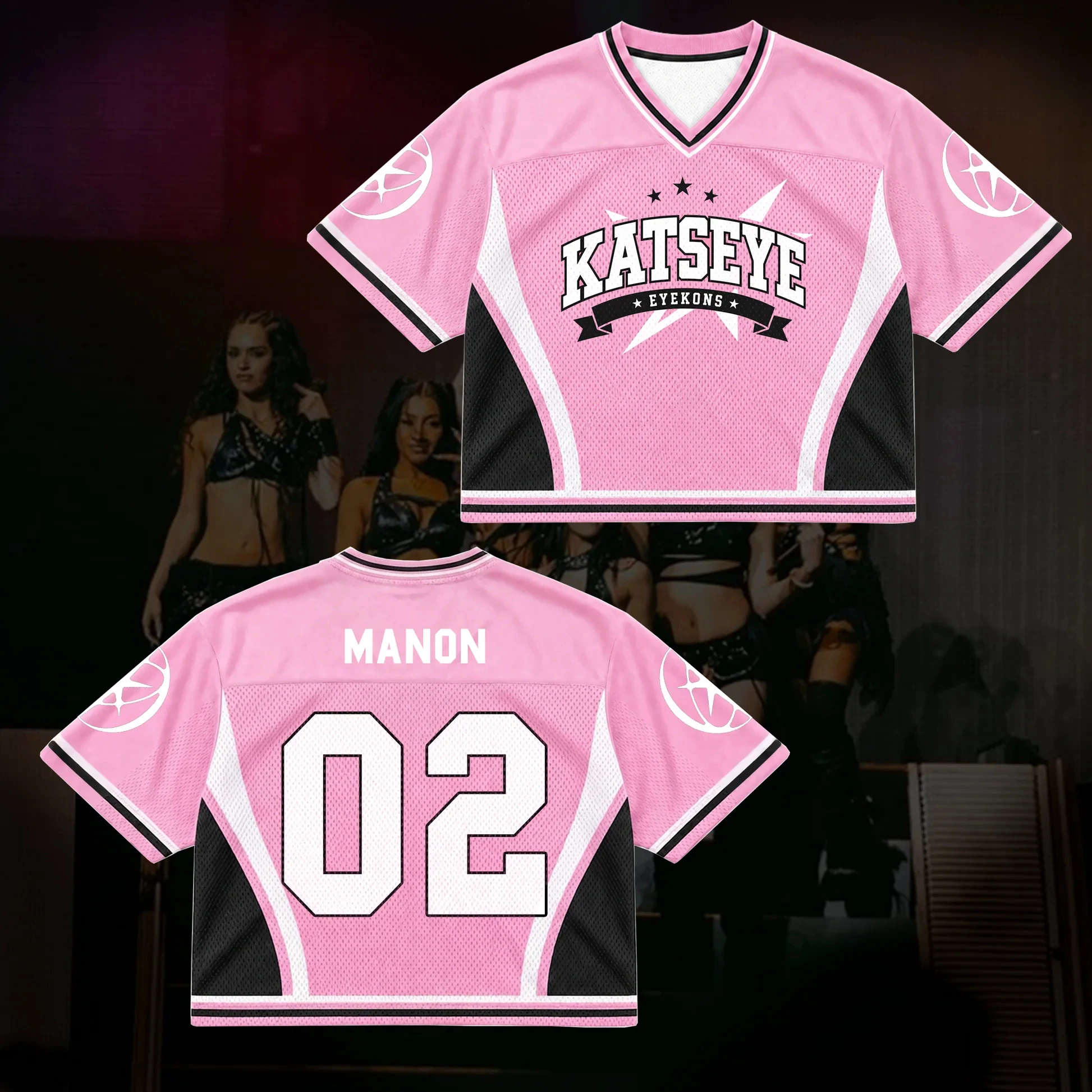 Neues KATSEYE Fan T-Shirt 2026 Konzert-Inspiriert Yoonchae Lara Sophia Daniela Grafik-T-Shirt Unisex Sommer-Oberteil für Kinder Erwachsene Männer Frauen – Detail 4