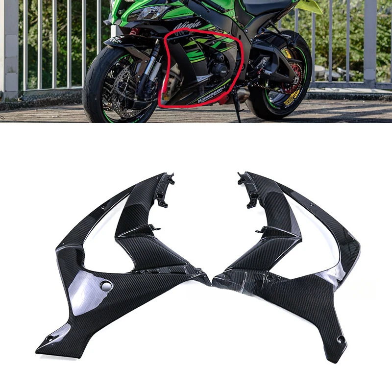 

ПрименимоKawasakiKawasaki Big BullZX10Аксессуары для мотоциклов, большая боковая панель из модифицированного углеродного волокна 2011-15 лет