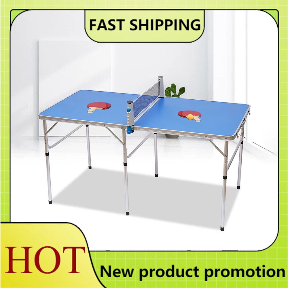 Outdoor Mini Folding Table-Tennis Table Indoor Garden Ping Pong Sport Game Table Simply Constructed Entertainment Facilities