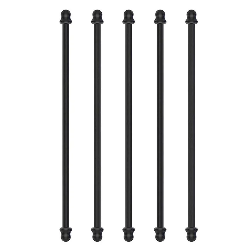 AB46-Reusable Rubber Twisted Ties, Silicone Zip Ties, Steel Core Silicone Twisted Ties, Cable Ties For Organizing