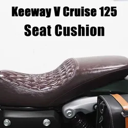 Motorcycle Fit Keeway V Cruise 125 Flat Seat Cushion Assembly Double Seat Cushion For Keeway V Cruise 125 Vcruise125