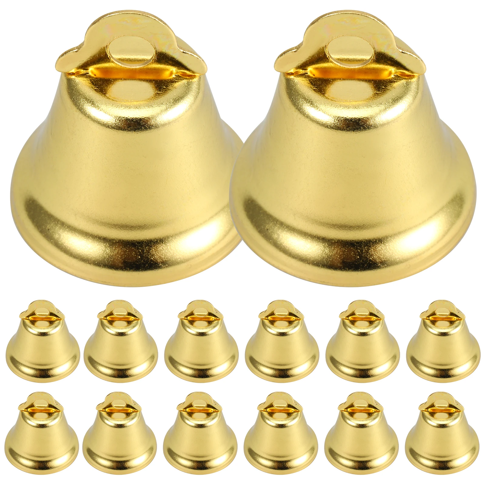 

20 Pcs Bell Tinkle Bells 22mm Outdoor Hanging Decor Festival Party Ornament Christmas Yard DIY Metal