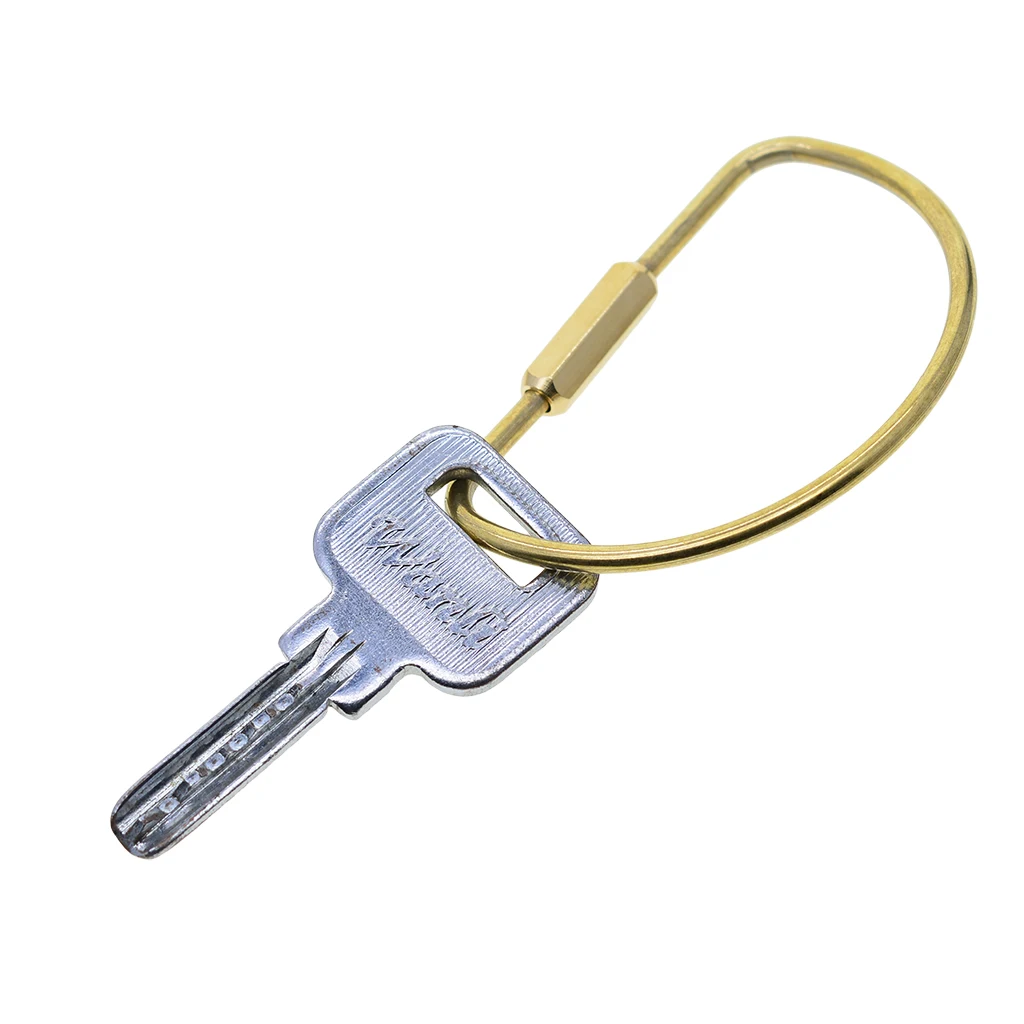 6  pcs 60mm large  solid brass D shapearch semicircle screw lock hook Carabiner Keyring Keychain EDC tool scrap booking biner image 6