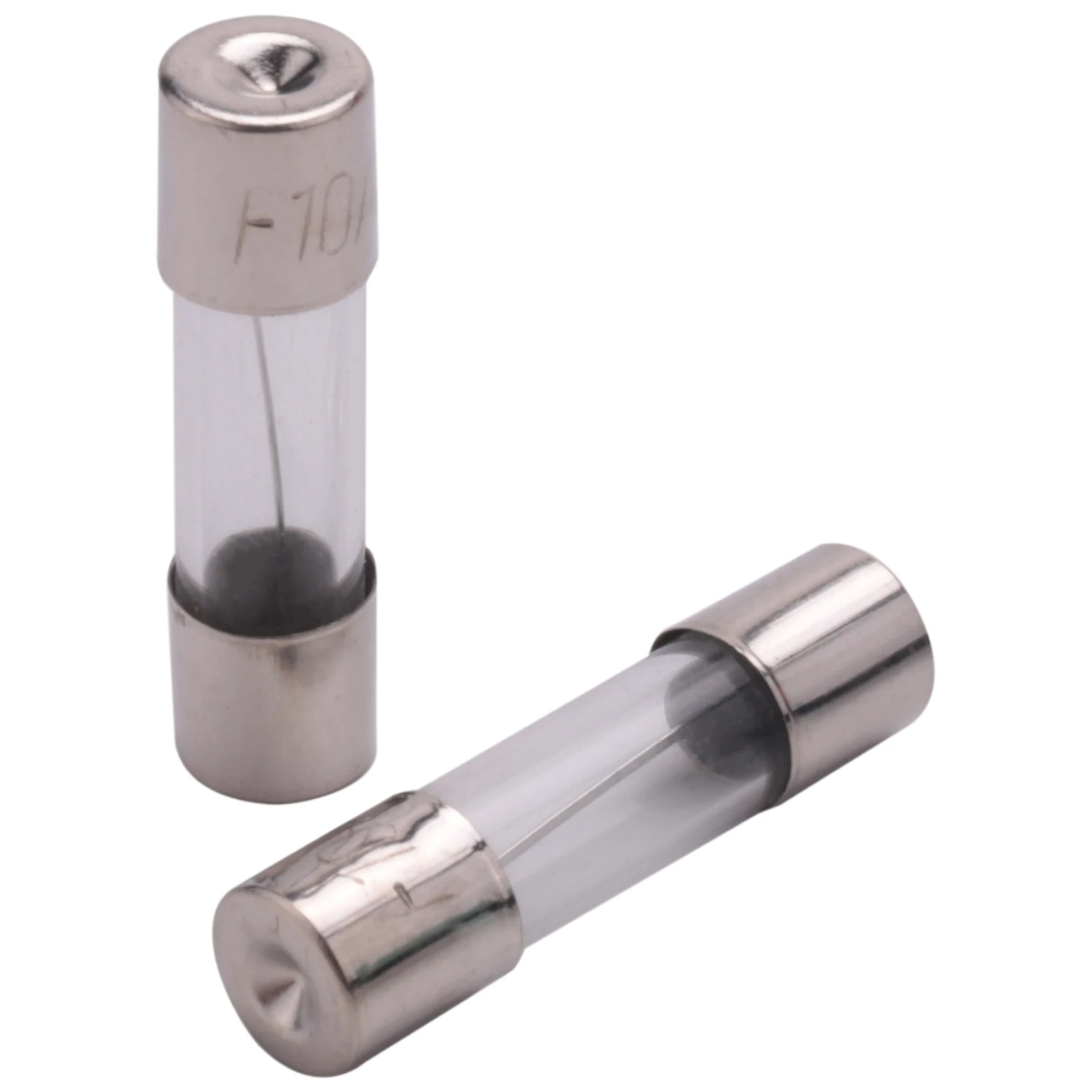 A64I 10 Pcs 250V 10Amp Slow Blow Time Delay Glass Fuses Tubes 5mm x 20mm