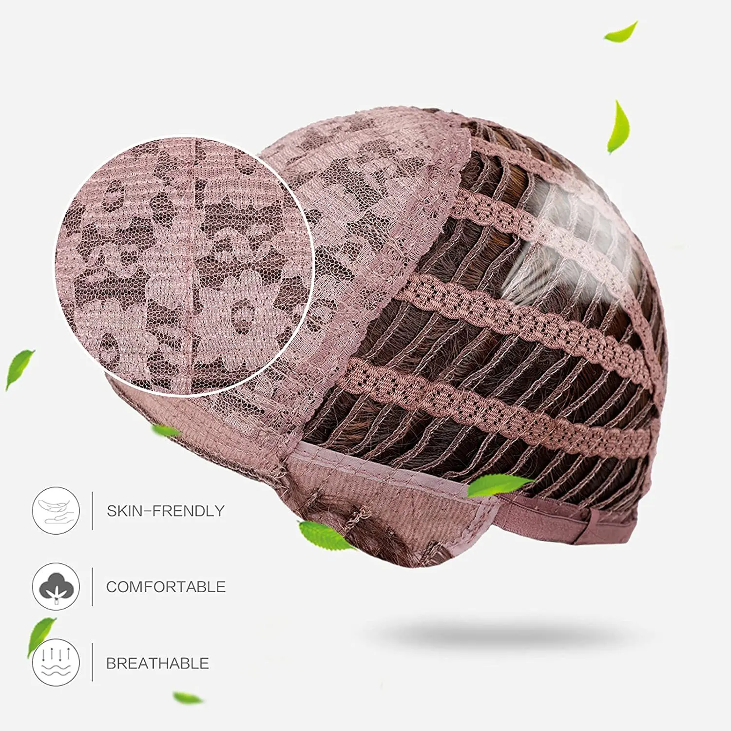 Middle Part Bob Wigs Full Machine Made Bone Straight Human Hair Wigs Blonde Honet Highlight Hair wigs easy to go Synthtic hair