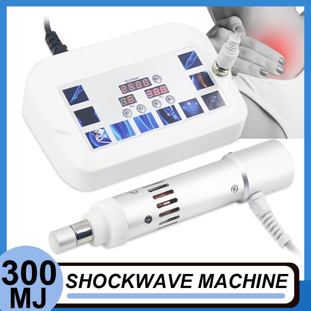 

New Shockwave Therapy Machine For Erectile Dysfunction Treatment Knee Joint Pain Relief 300MJ Shock Wave Body Massager