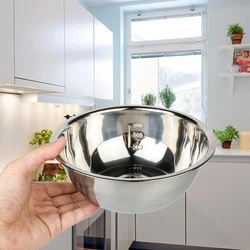 Easy-Grip, Stainless Steel Mixing Bowls for Baking, Cooking, Salad & Food Prep - Large, Medium and Small Metal Nesting Bowls