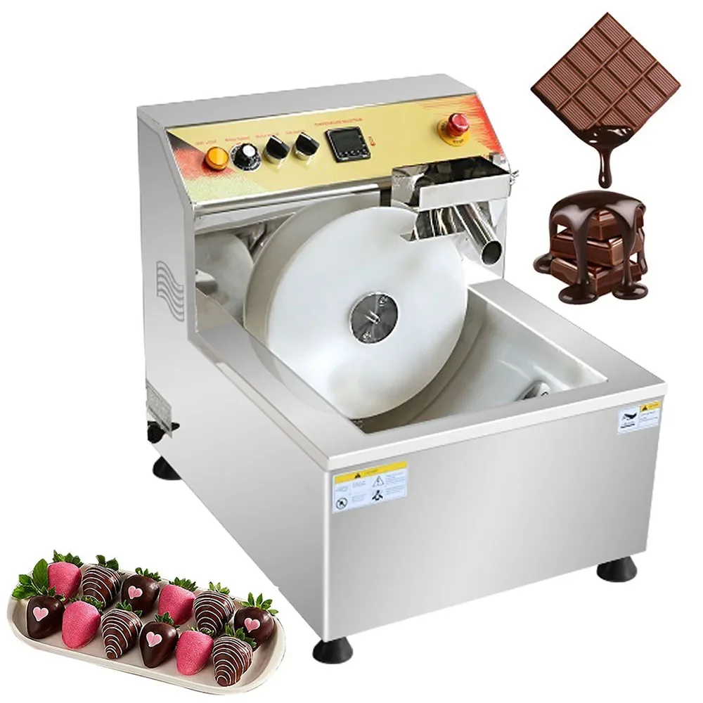 

8kg tabletop wheel chocolate tempering machine/Hot Chocolate Heater/Chocolate melting making machine