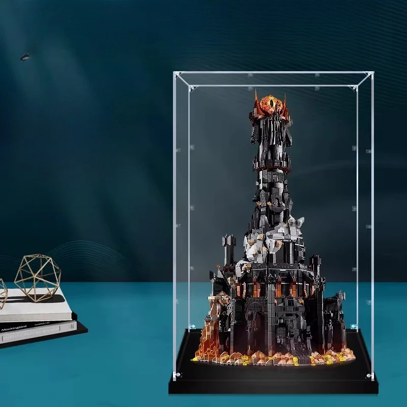 

Подходит для конструктора LEGO 10333 «Властелин колец»: коробка для хранения и демонстрации Барад-Дур, 50x35x85 см, без игрушек.