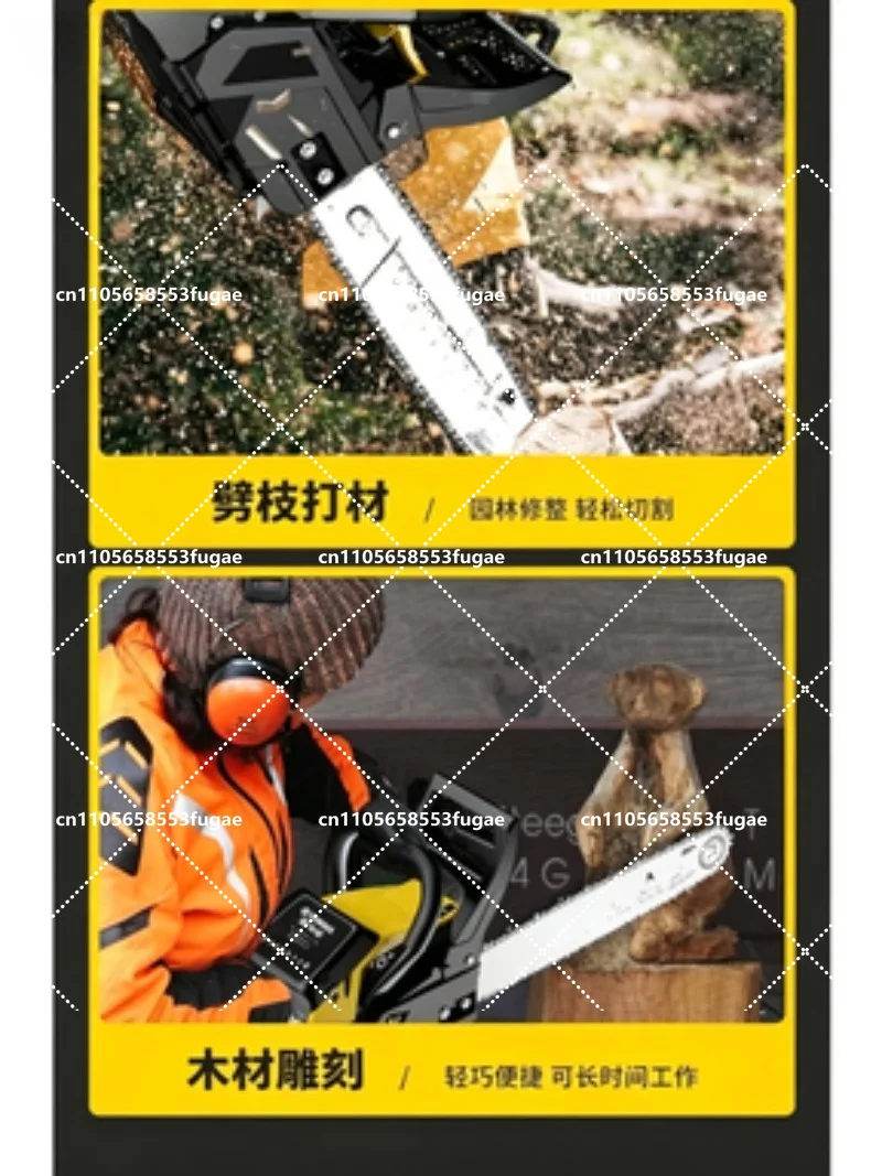 92CC Gas Powered Chain Saw for Tree Cutting Wood Cutting
