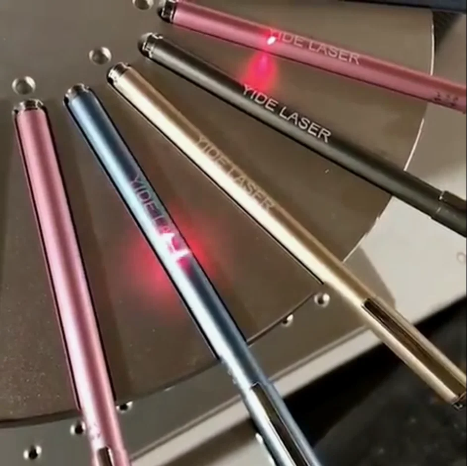 Professional D300 Round Wheel Rotary Axis for Pen Solder Tip 2 Sides Use TD400 Version Flat Platform Fiber Laser Marking Machine