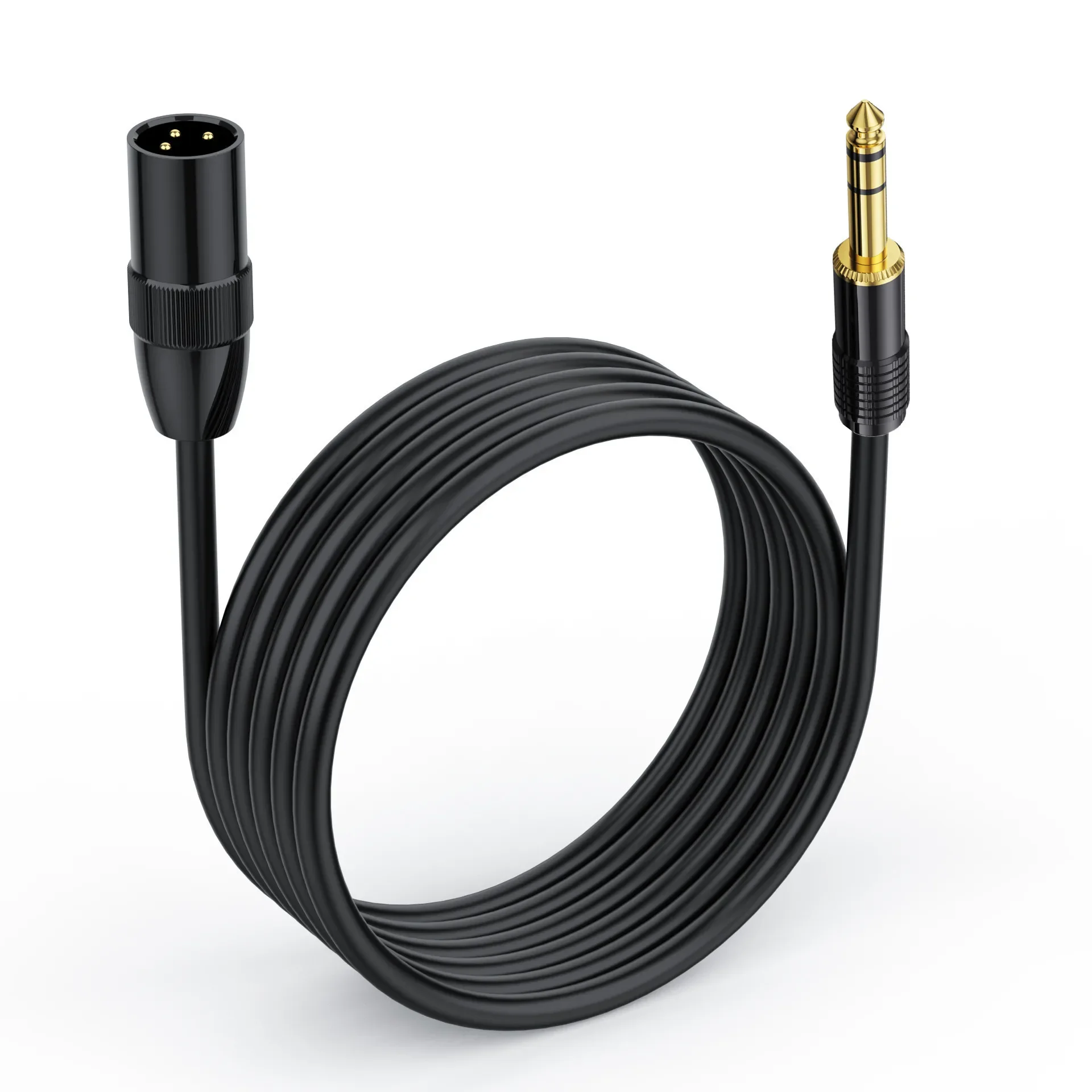 10FT XLR Male to 1/4 TRS Stereo Audio Cable 3M, Jack 6.35mm to XLR Male / Female 3Pin Guitar Cable (Professional/HiFi) 0.5M 2M